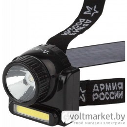 Фонарь налобный ЭРА GA-501 3Вт COB + 3Вт LED, аккумуляторный