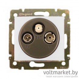 Розетка TV-RD-SAT концевая 862MHz Legrand Valena белый