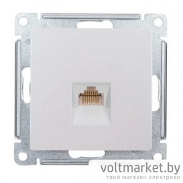 Розетка компьютерная RJ45 Atlas Design жемчуг