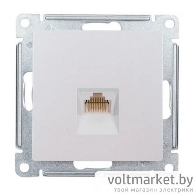 Розетка компьютерная RJ45 Atlas Design жемчуг