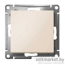 Выключатель одноклавишный Atlas Design бежевый