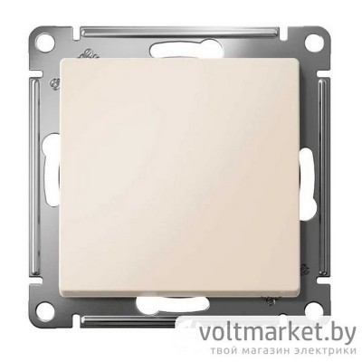 Выключатель одноклавишный Atlas Design бежевый