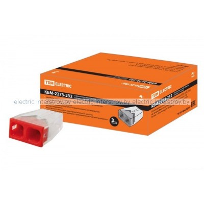 Клемма КБМ-2273-232 (2,5мм²) с пастой TDM