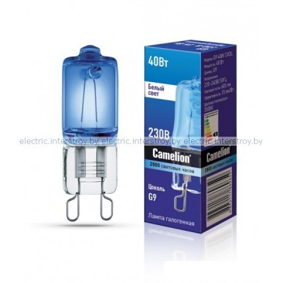 Лампа галогенная Camelion G9 40W 220V COOL супер белая