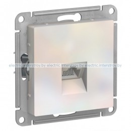 Розетка компьютерная RJ45 Atlas Design жемчуг