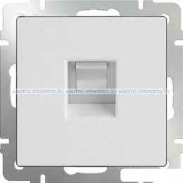 Розетка телефонная RJ-11 Werkel белый