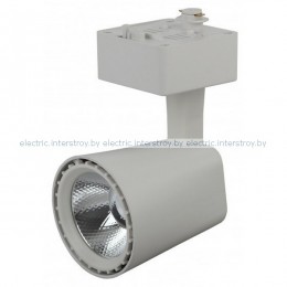 Светильник трековый ЭРА TR4 10W 4000K WH COB , 75х110мм, белый