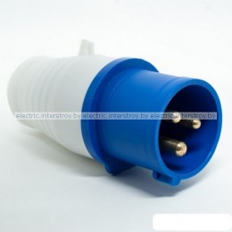 Вилка DT-013 2Р+РЕ 16А 220В IP44 Атрион