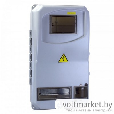 Корпус ЩУРН-П-1ф-8 (383х234х119) пластик IP54 TDM