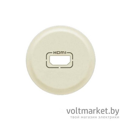 Лицевая панель для розетки HDMI (067317, 067377) Legrand Celiane слоновая кость
