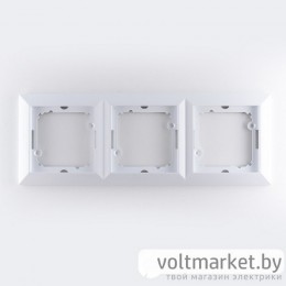 OPAL - Рамка 3 поста, белый OPAL - Рамка 3 поста, белый