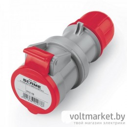 Розетка кабельная 3P+E IP44 32A 6h 380-415VAC серия OPTIMA
