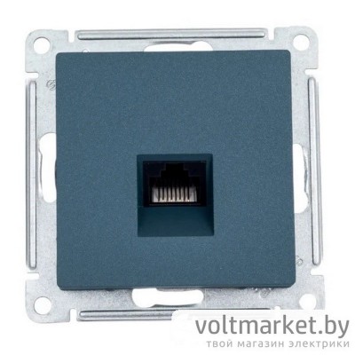 Розетка компьютерная RJ45 Atlas Design изумруд