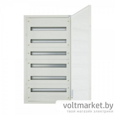 Щит встраиваемый BF-U-6/144-P, 6х24M (144M), с N/PE 2x 2x25+43x16mm2, металл. со сплошной дверью, 1070x588x140(1020x496x127)mm, белый RAL9016, IP30 Щит встраиваемый BF-U-6/144-P, 6х24M (144M), с N/PE 2x 2x25+43x16mm2, металл. со сплошной дверью, 1070x588x140(1020x496x127)mm, белый RAL9016, IP30