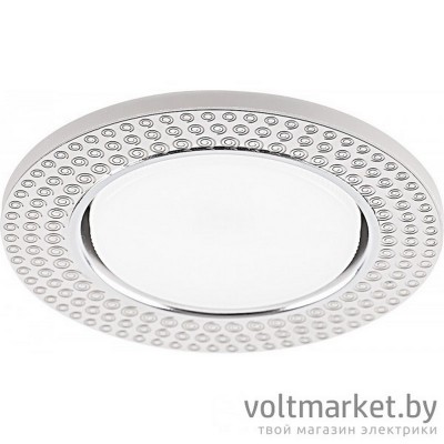 Светильник точечный CD4029 20LEDх2835 SMD 4000K, GX53 прозрачный+подсветка