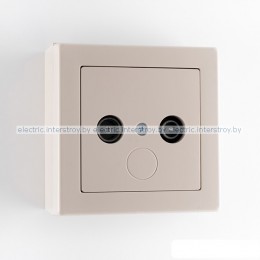 JOWISZ - Розетка TV+R, 5_862MHz, проходная, бежевый