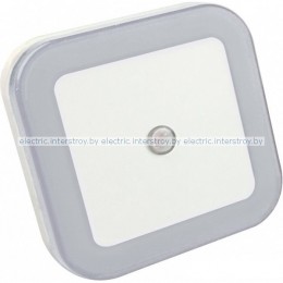 Ночник светодиодный NLE 04-SW-DS квадрат белый с датчиком 230В IN HOME