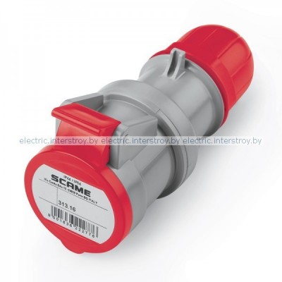 Розетка кабельная 3P+E IP44 32A 6h 380-415VAC серия OPTIMA
