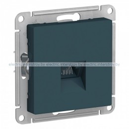 Розетка компьютерная RJ45 Atlas Design изумруд