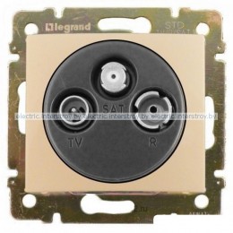 Розетка TV-RD-SAT концевая 862MHz Legrand Valena слоновая кость
