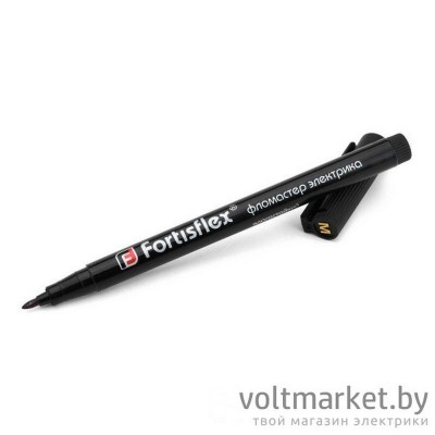 Фломастер электрика маркировочный ФМ-0,75 черный Coloflex (Fortisflex) КВТ