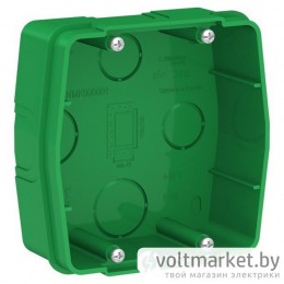 Коробка с/у монтажная для силовых розеток BLANCA зеленый