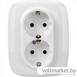 Розетка с/з двойная Legrand Valena Allure белый