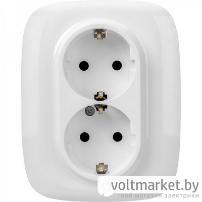 Розетка с/з двойная Legrand Valena Allure белый