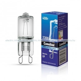 Лампа галогенная Camelion G9 40W 220V