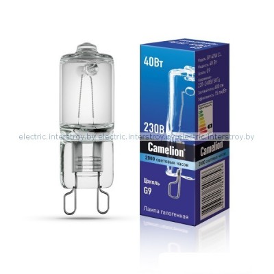 Лампа галогенная Camelion G9 40W 220V