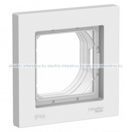 Рамка 1-ая IP44 Atlas Design Aqua белый