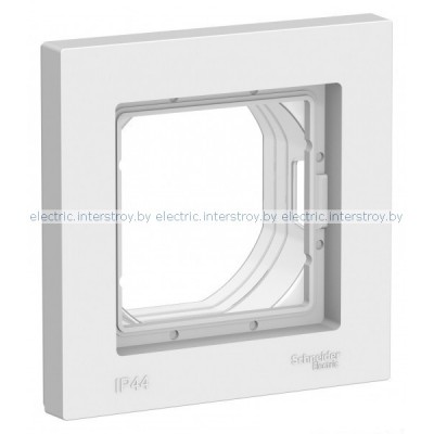 Рамка 1-ая IP44 Atlas Design Aqua белый