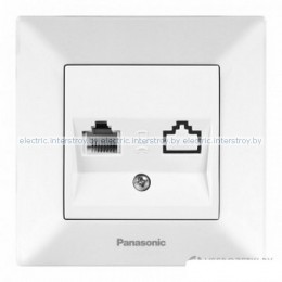 Розетка компьютерная RJ-45 Panasonic Arkedia белый