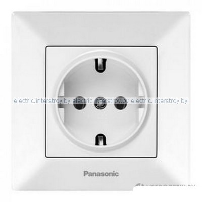 Розетка с/з Panasonic Arkedia белый