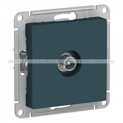 Розетка TV оконечная 1DB Atlas Design изумруд