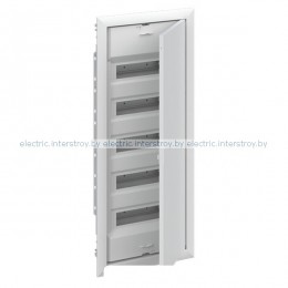 Щиток встраив. ABB UK660E3, 60M, белая мет. дверь, 63A, IP30, +PE+N-клеммы, ниша 828x340x88mm