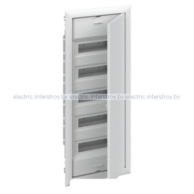 Щиток встраив. ABB UK660E3, 60M, белая мет. дверь, 63A, IP30, +PE+N-клеммы, ниша 828x340x88mm