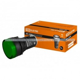 Светодиодная матрица AD22DS, 230В, зеленая, TDM