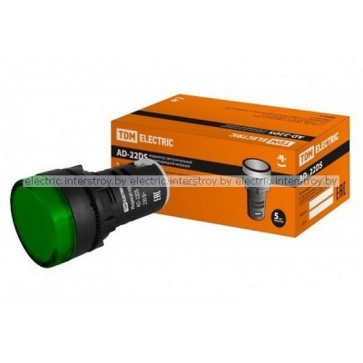 Светодиодная матрица AD22DS, 230В, зеленая, TDM