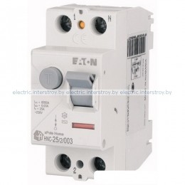 УЗО HNC-25/2/003, 2P, 25A, 6kA, 30mA, тип АC, 2M