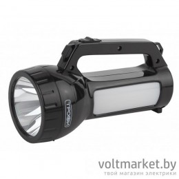 Фонарь Трофи PA-504 прожекторный 1W SMD LED, боковой свет- 24 SMD LED, 2 реж, аккумуляторный