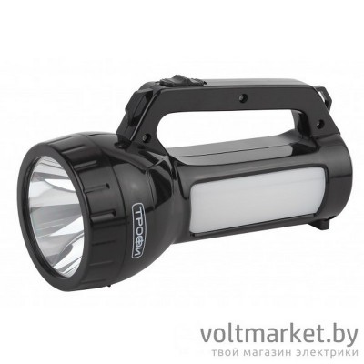 Фонарь Трофи PA-504 прожекторный 1W SMD LED, боковой свет- 24 SMD LED, 2 реж, аккумуляторный Фонарь Трофи PA-504 прожекторный 1W SMD LED, боковой свет- 24 SMD LED, 2 реж, аккумуляторный