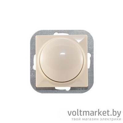 OPAL - Светорегулятор с поворотной ручкой 60_400W, бежевый