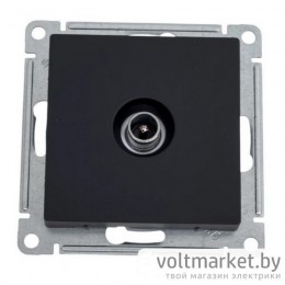 Розетка TV оконечная 1DB Atlas Design карбон