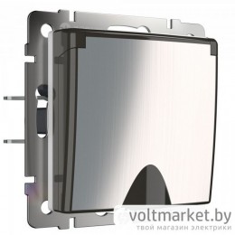 Розетка с/з с крышкой IP44 Werkel глянцевый никель Розетка с/з с крышкой IP44 Werkel глянцевый никель