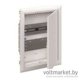 Щиток встраив. UK620MVB мультимед,2xМП перф, белая мет. дверь, ниша 453x340x88, GWT850, IP30