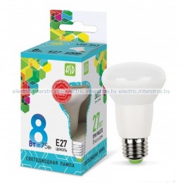 Лампа светодиодная ASD LED-R63-standard 8Вт 230В Е27 4000К 720Лм