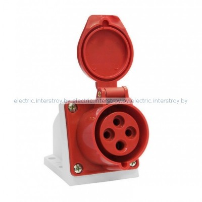 Розетка DT-114 стационарная 3Р+РЕ 16А 380В IP44 Атрион