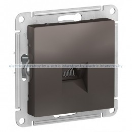 Розетка компьютерная RJ45 Atlas Design мокко