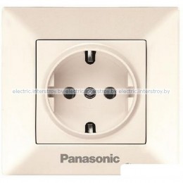 Розетка с/з Panasonic Arkedia крем